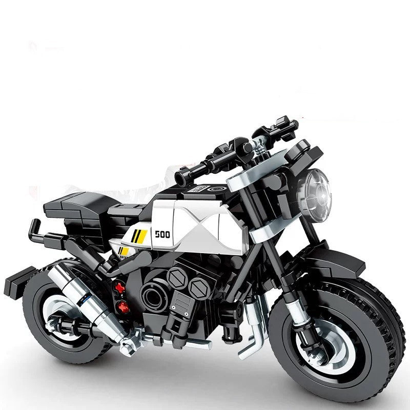 Cross-country Motorcycle Building Block Puzzle Toy