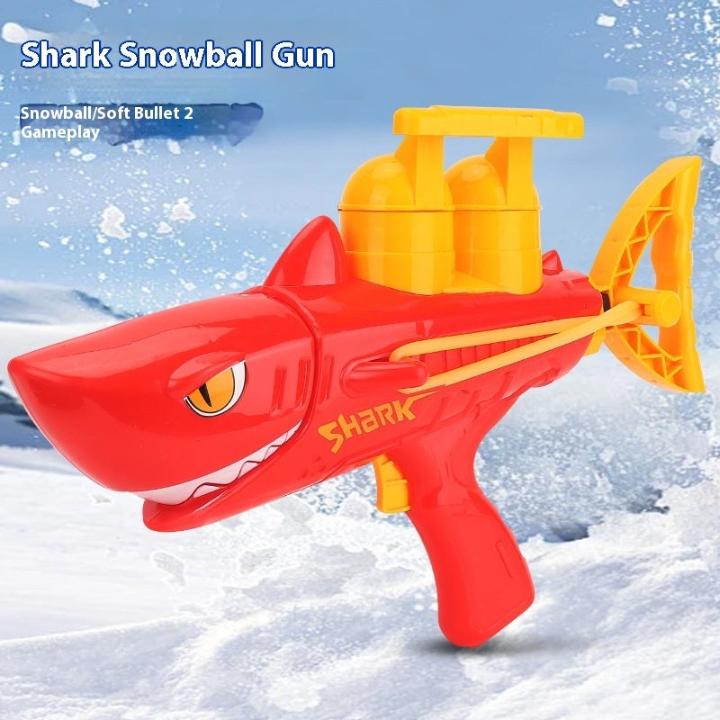 Children's Shark Snowball Gun Snow Outdoor Toys