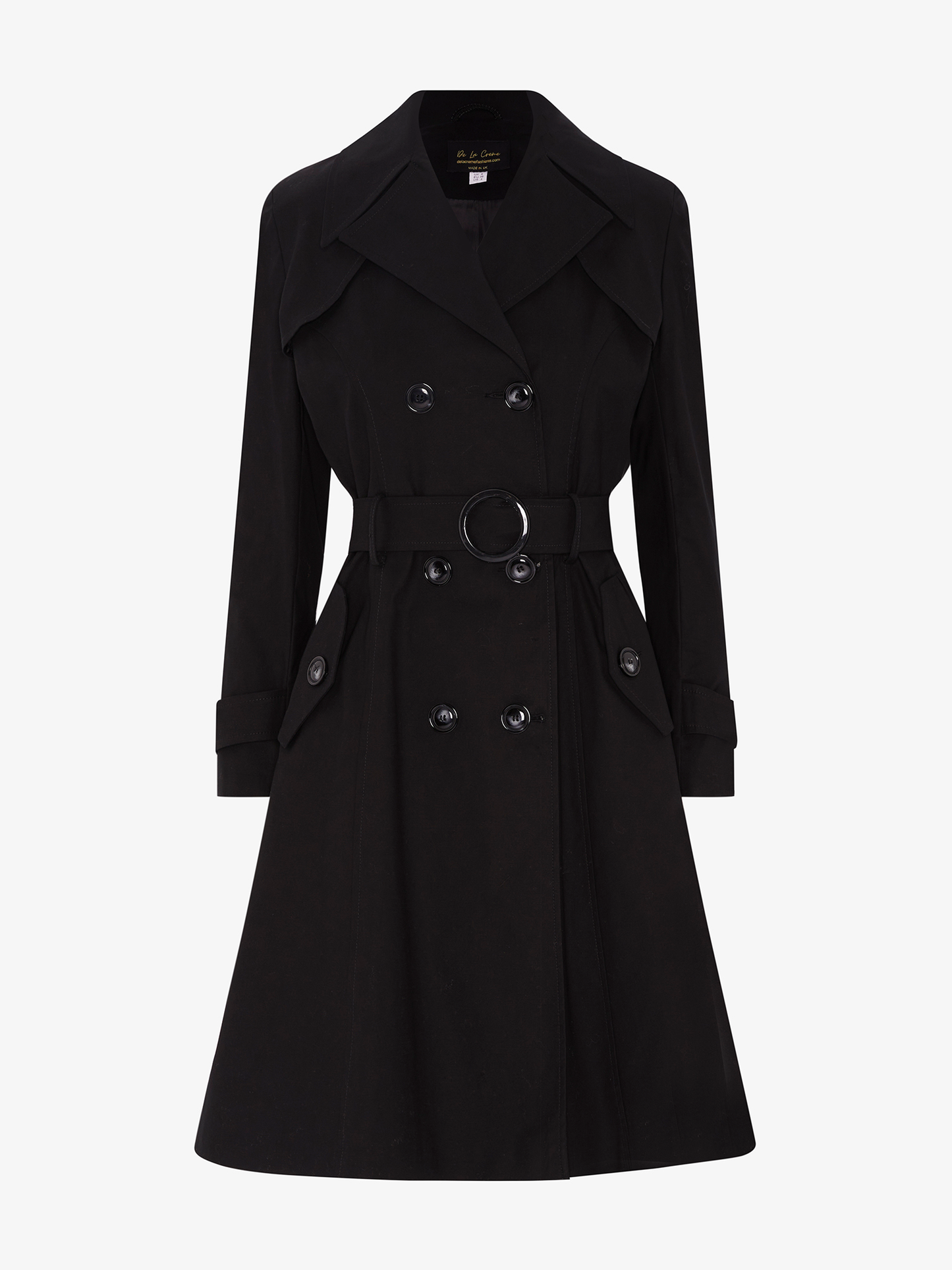 Double Breasted Trench Mac Coat