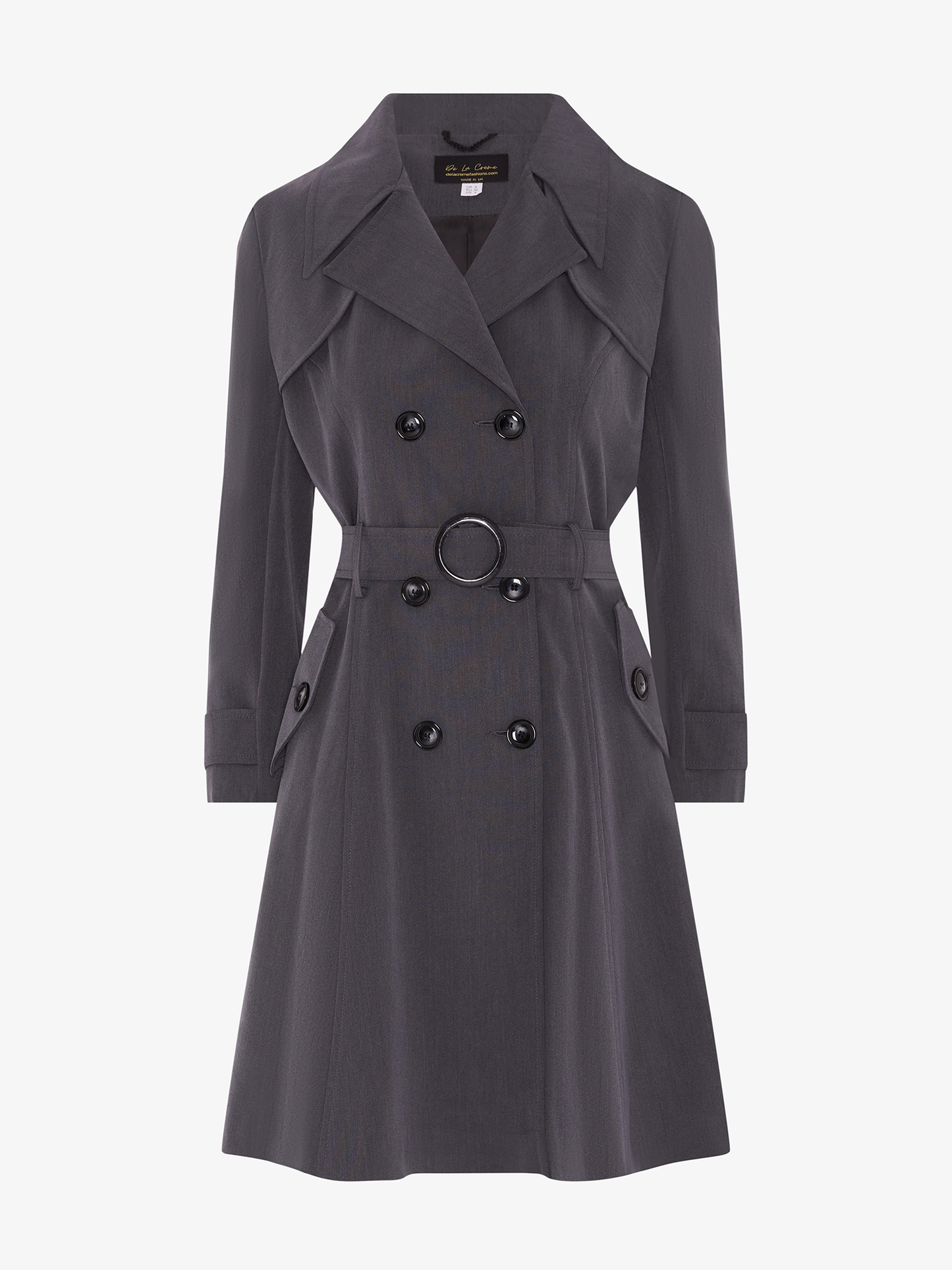 Double Breasted Trench Mac Coat