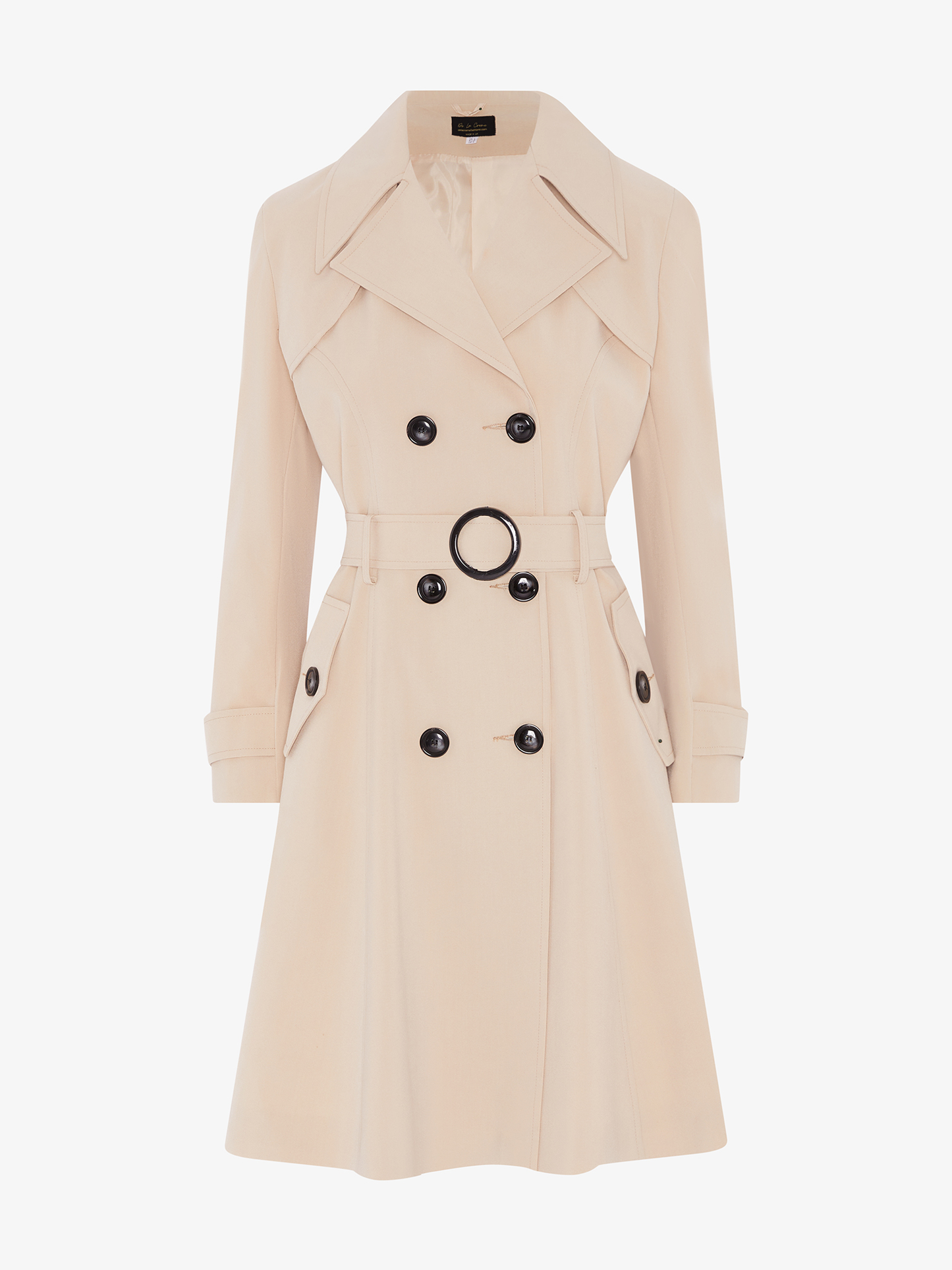 Double Breasted Trench Mac Coat