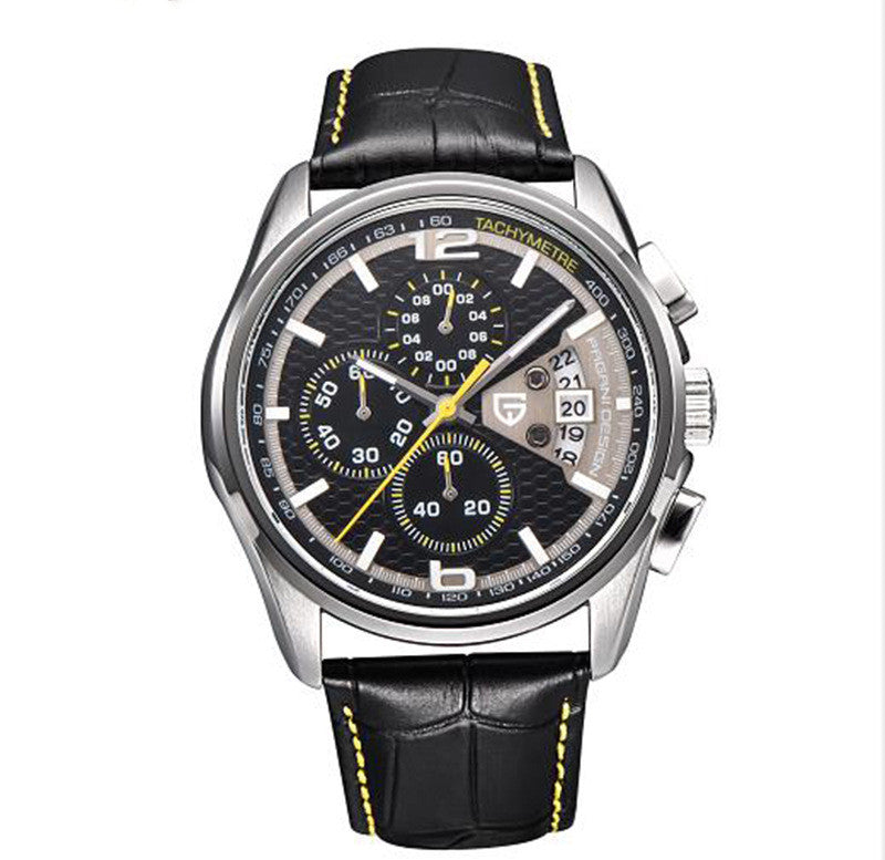 Men's Fashionable Quartz Watch With Chronograph