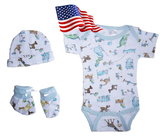 Boys Baby bodysuit Set