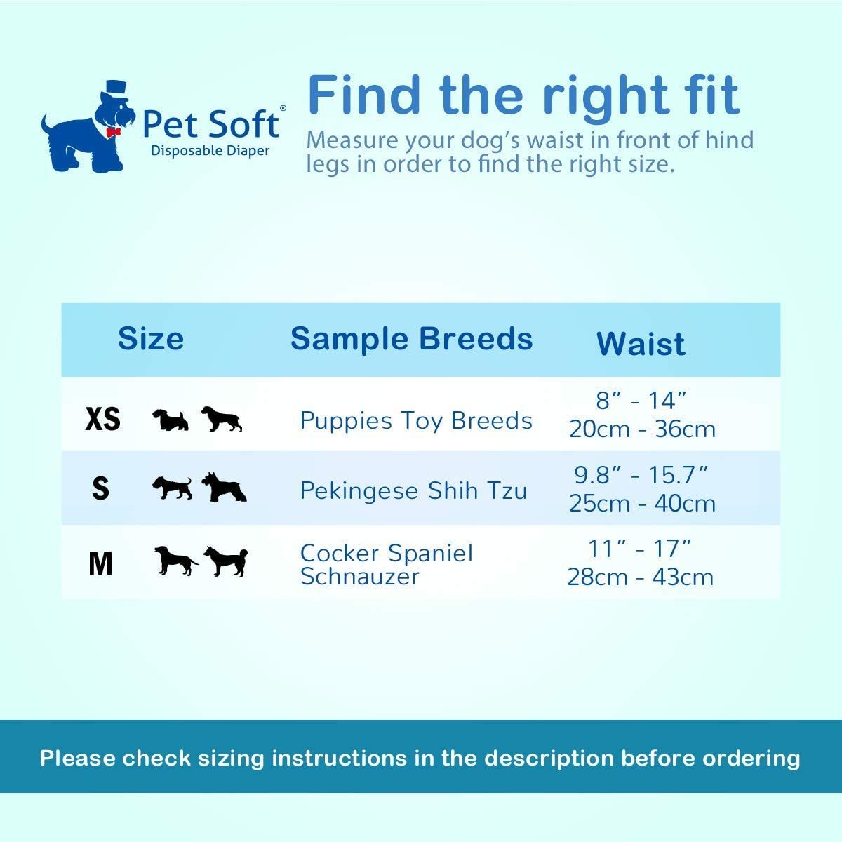 Disposable Dog Diapers for Female Dogs - Super Absorbent & Soft