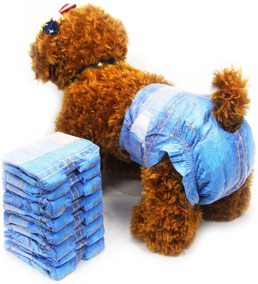 Disposable Dog Diapers for Female Dogs - Super Absorbent & Soft