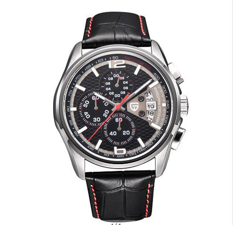 Men's Fashionable Quartz Watch With Chronograph