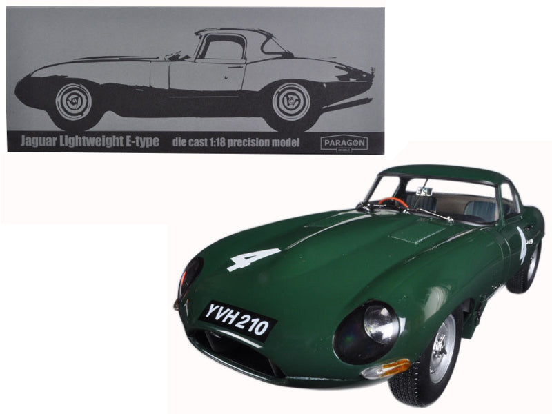 Jaguar Lightweight E-Type Sutcliffe Green 1/18 Diecast Model