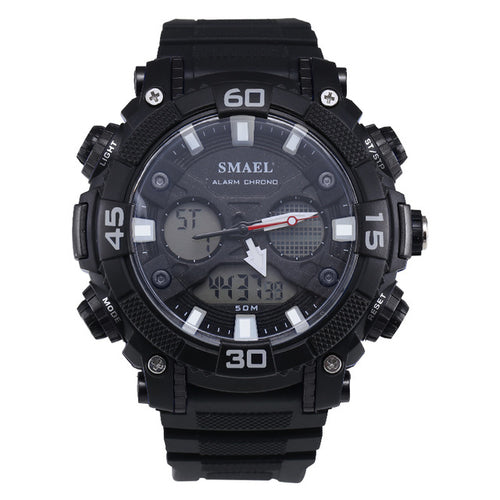 Analog-Digital Sports Watches Men Dual Time