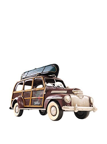 Old Modern Handicrafts AJ017 1947 Chevrolet Suburban with Canoe