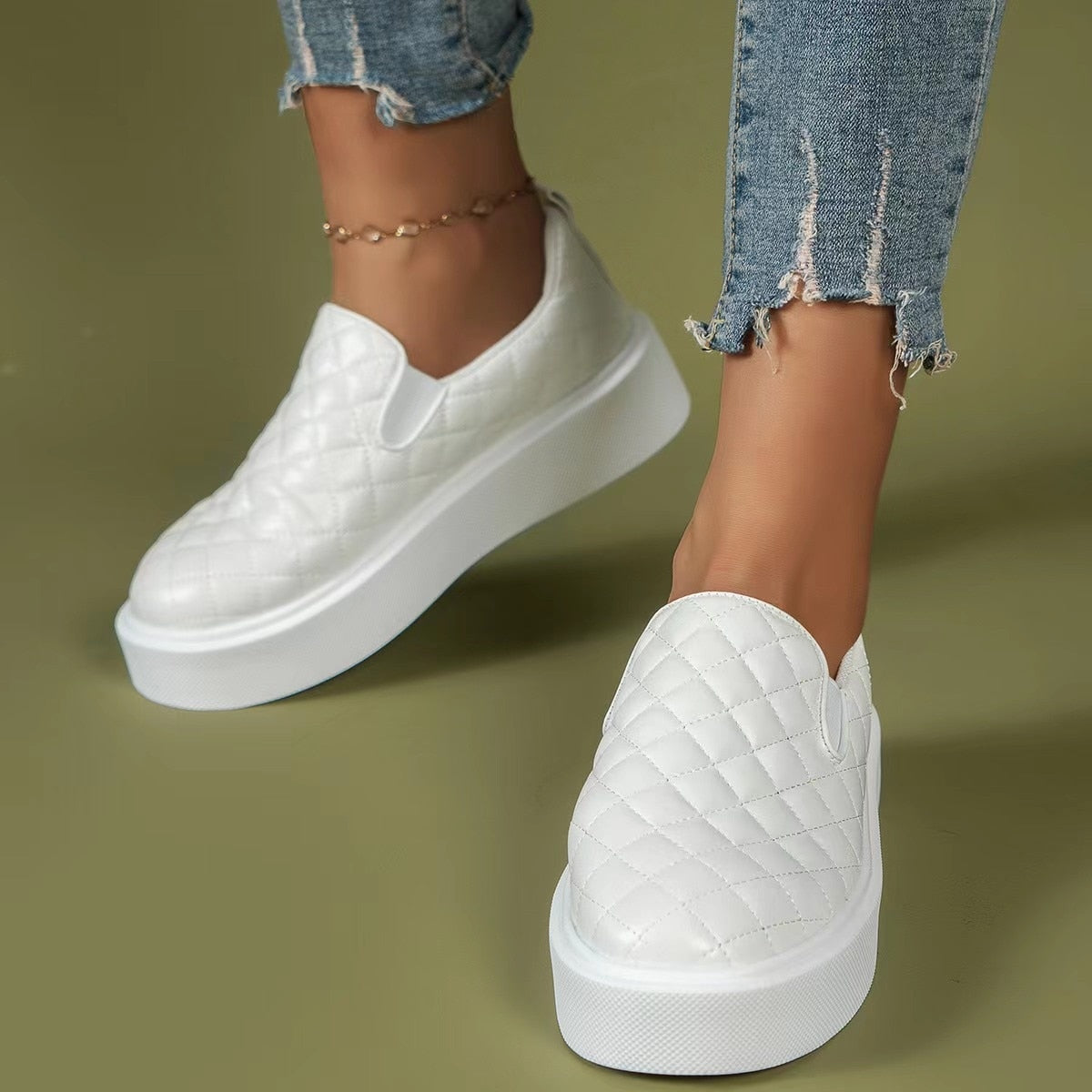 Slip-on Casual Platform Shoes Lightweight