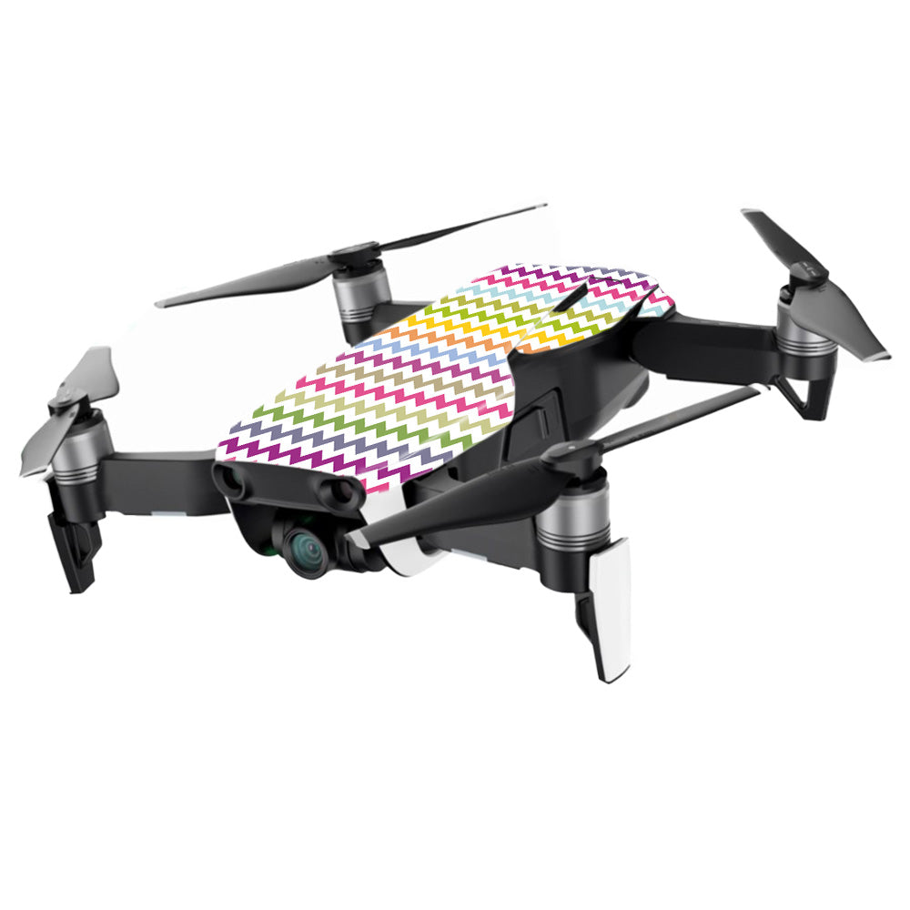 MightySkins DJMAVAIMIN-Rainbow Chevron Skin for DJI Mavic Air Drone&#4