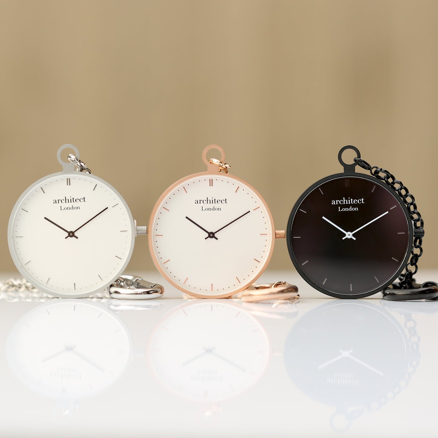 Modern Pocket Watch Silver - Handwriting Engraving