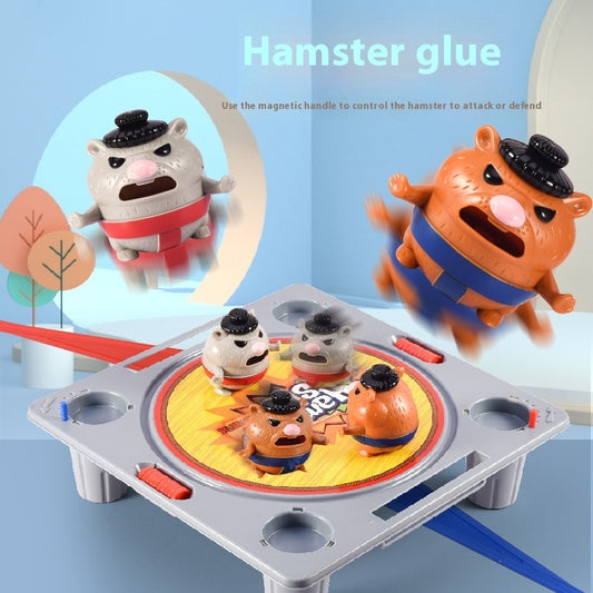 Hamster Sumo Wrestling Fighting Machine Children's Board Game Toy