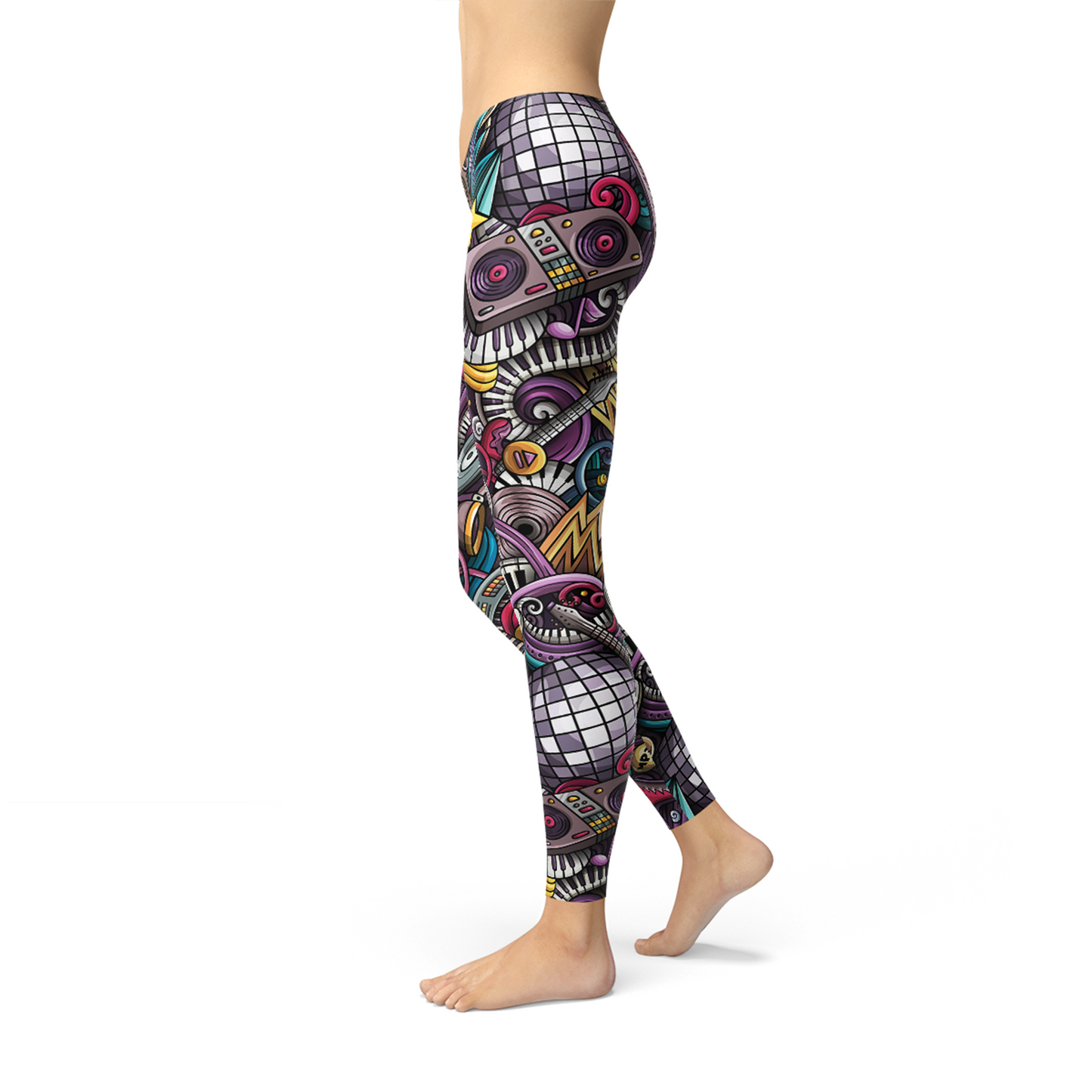 Womens Grunge Rock n Roll Leggings