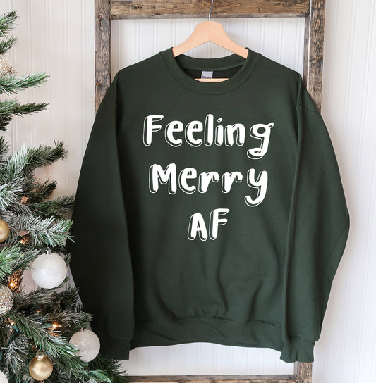 Feeling Merry Christmas Sweatshirt