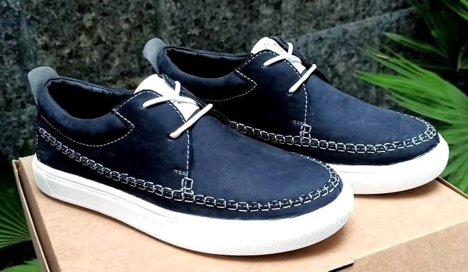 Nubuck Leather Classic Sneakers For Men