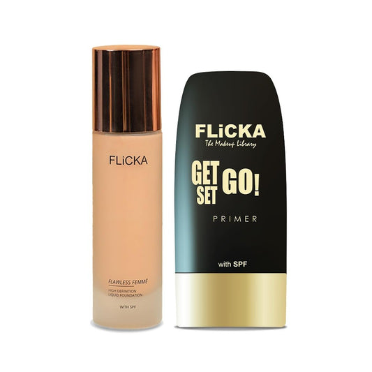 Primer & Flawless Femme Liquid Foundation for Face Makeup