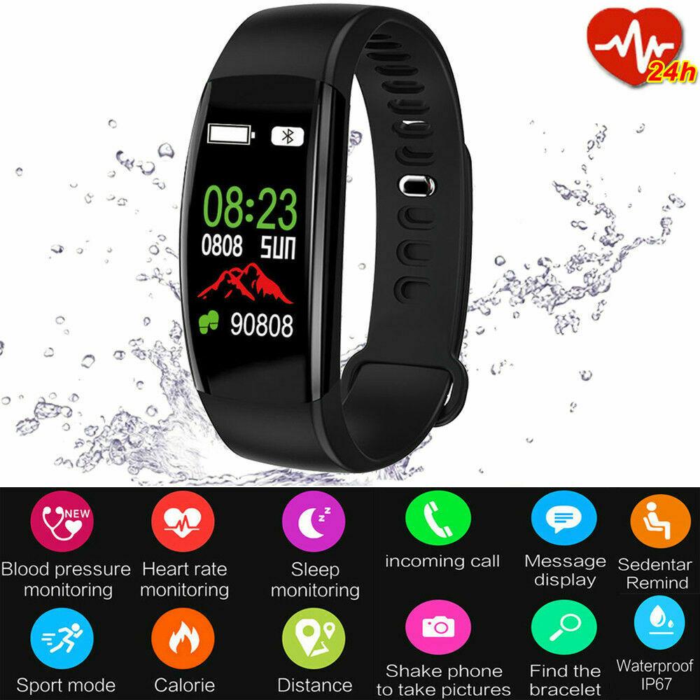 Smart Bracelet fitness tracker Watch Sport Pedometer Heart Rate Smart