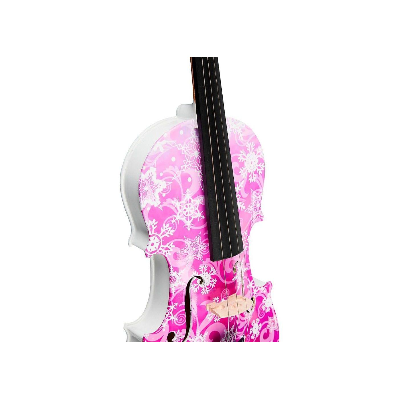 Snowflake Fuchsia Sparkle Violin Outfit