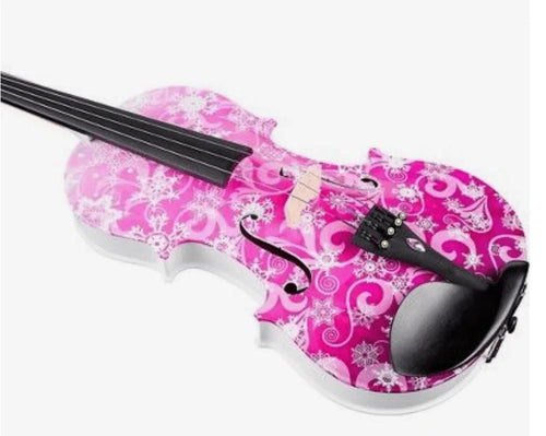 Snowflake Fuchsia Sparkle Violin Outfit