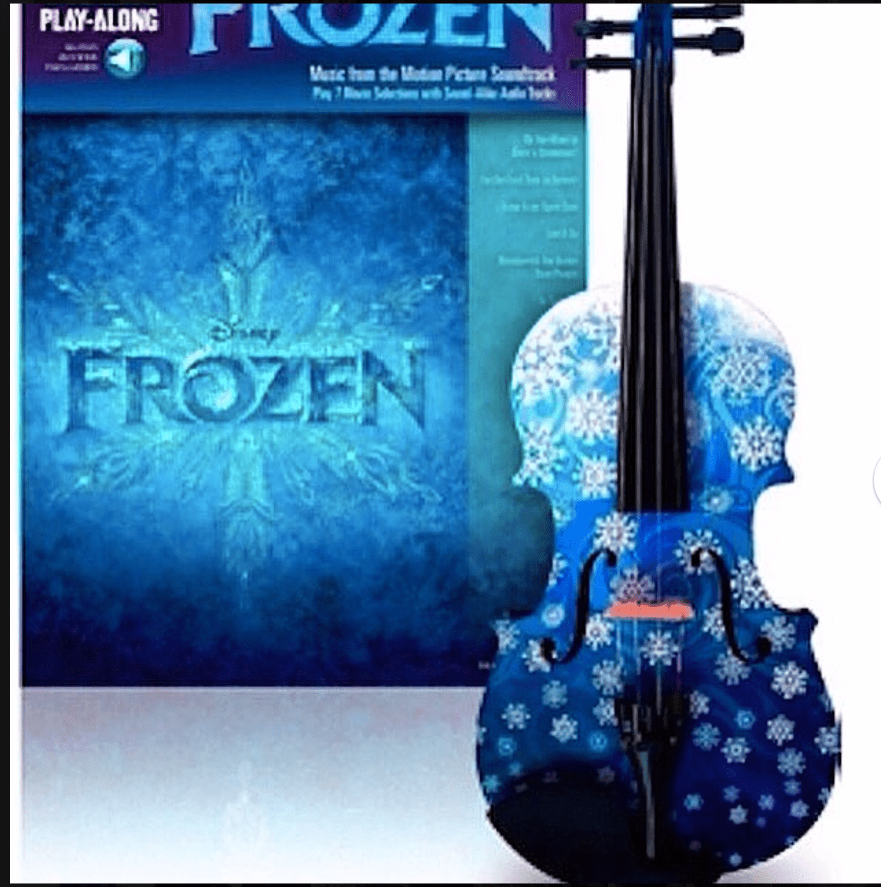 Snowflake Fuchsia Sparkle Violin Outfit